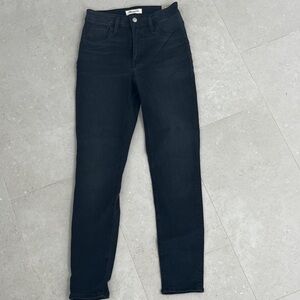 Madewell Curvy Roadtripper Black Jeans